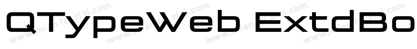 QTypeWeb ExtdBold W03 Regular字体转换